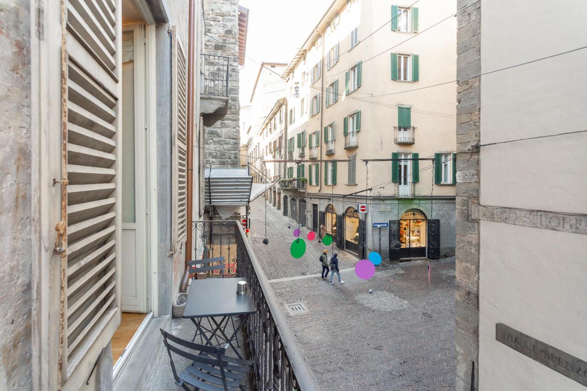 Ferienwohnung La Dimora Dei Mercanti Bergamo Exterior foto